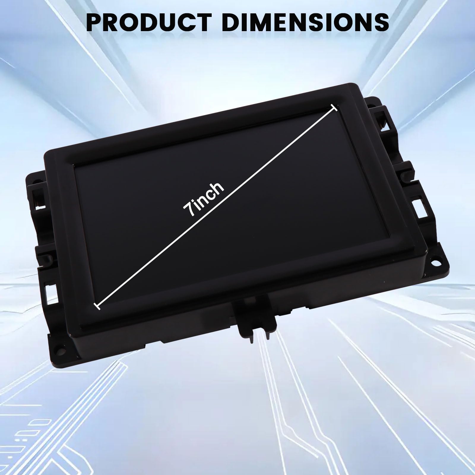 Hoiedt installed in Jeep Compass dash demonstrating restoring factory look and function