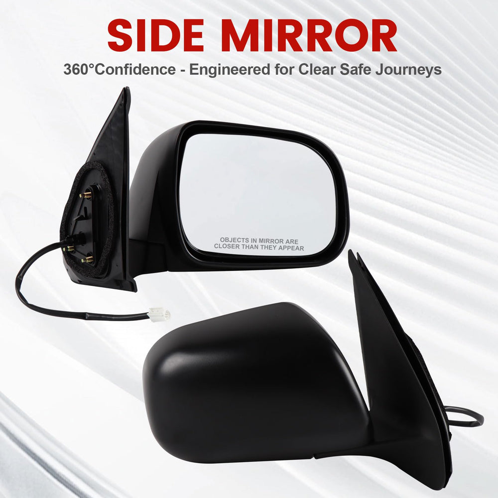 Hoiedt mirror folding mechanism detail showing smooth durable operation benefit