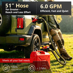 Hoiock discharge hose close-up showing reinforced design and durability
