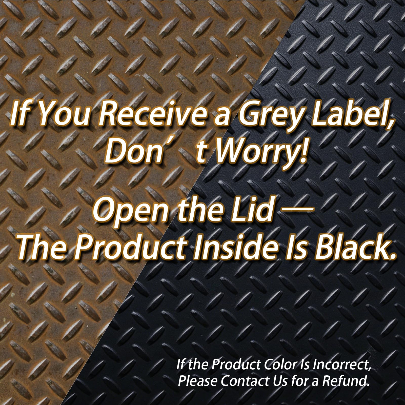 HOKOWE label closeup highlighting features and clear instructions