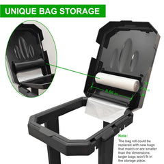 HolaKit inner compartment with 20 spare bags for on-hand replacements