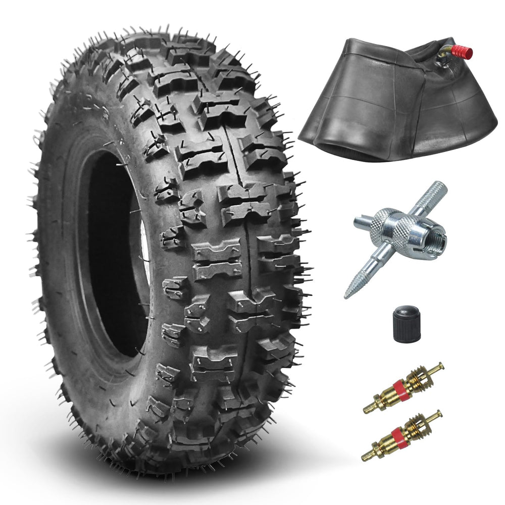 HOLATO tire beside ruler showing 6-inch rim compatibility for accurate sizing