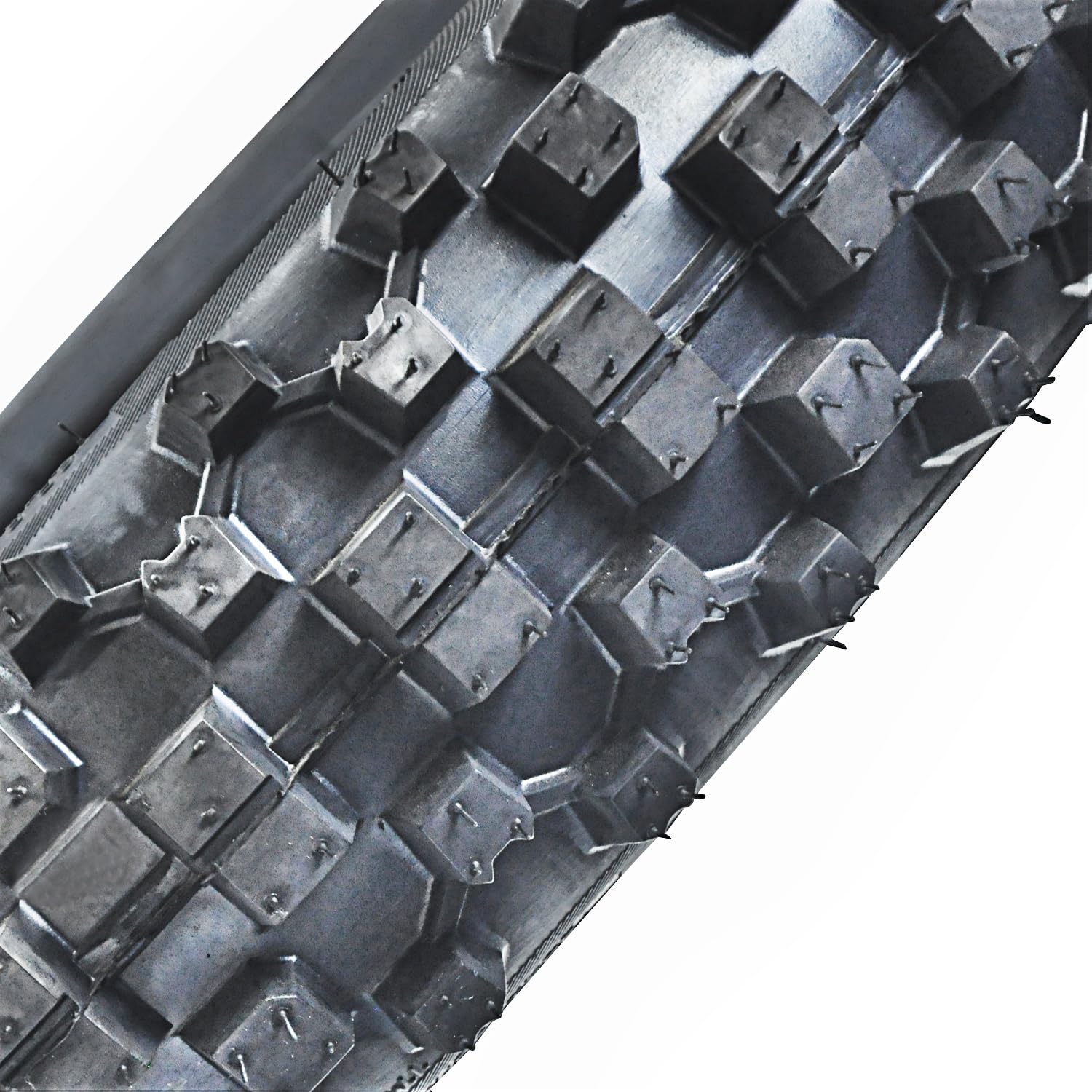 HOLATO tire next to a ruler showing 80/100-12 size for easy compatibility checking