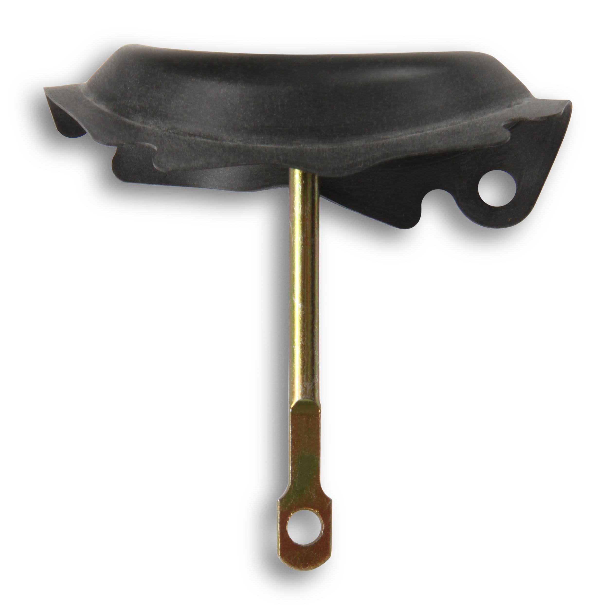 Holley diaphragm close-up of rubber seal and durable construction benefit