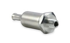 Holley pump beside ruler showing scale for mounting and clearance planning