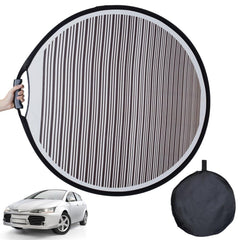 Homaisson front view reflector board showing striped surface for clearer dent visibility