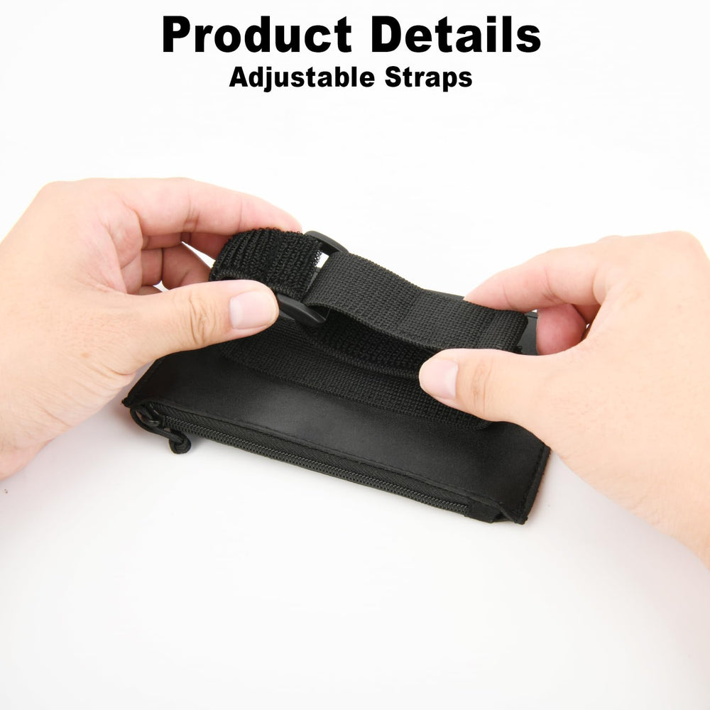 Homakover elastic strap detail showing secure fit and anti-slip benefit