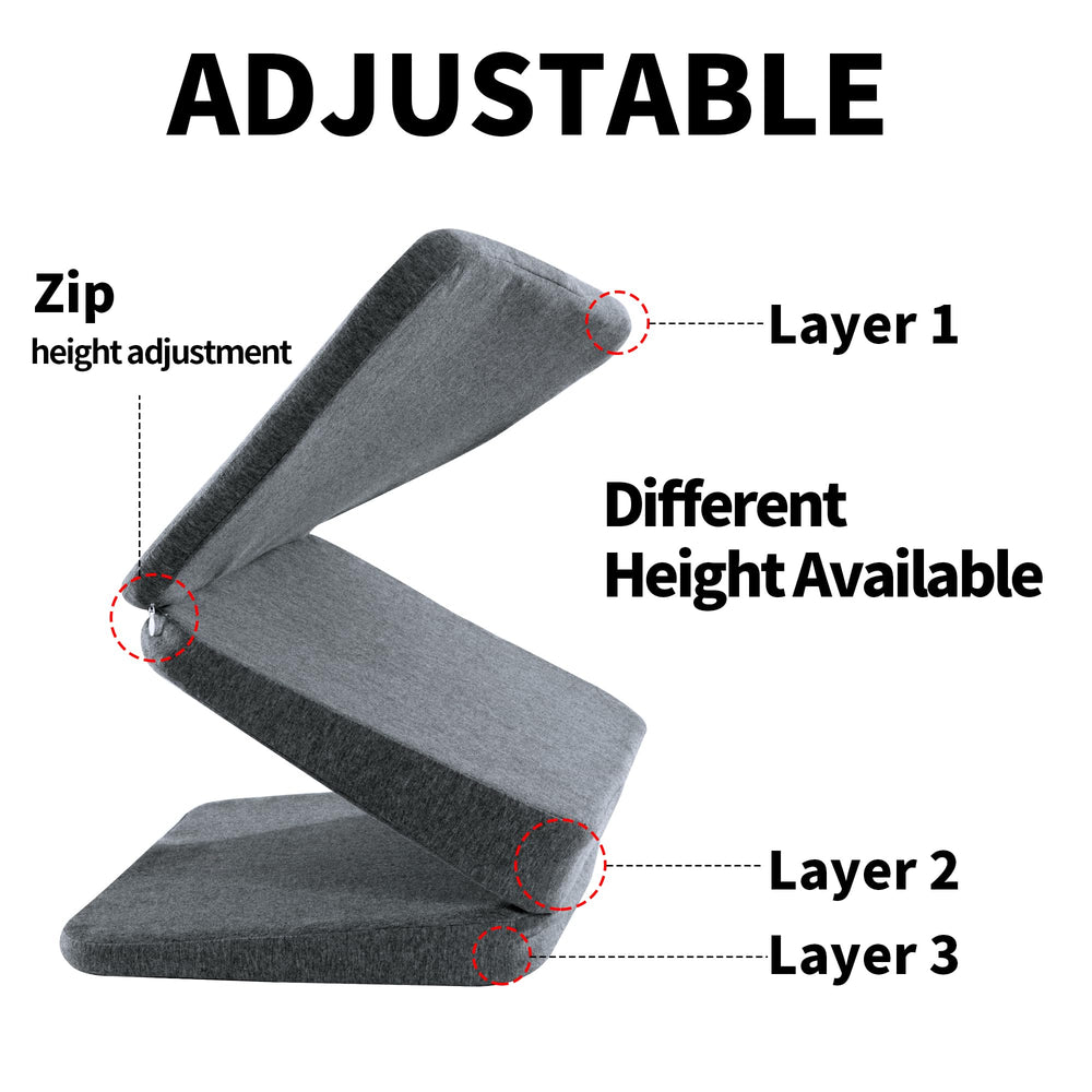HOMBYS compressed packaging and expanded cushion after 48 hours showing ready-to-use form