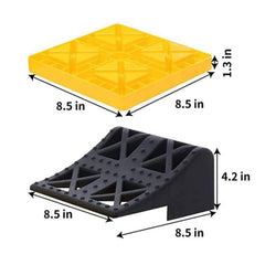 Homeon Wheels ramp detail emphasizing slanted design for easy drive-on access