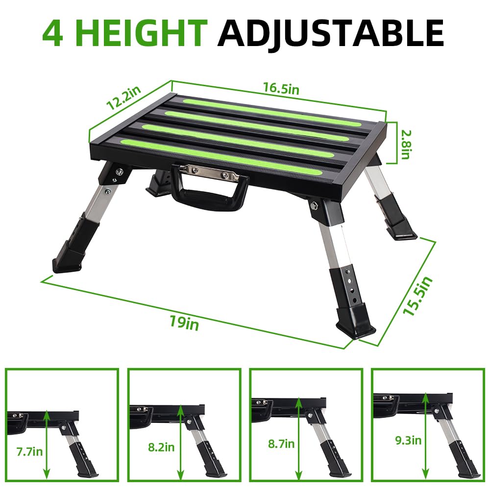 Homeon Wheels folded flat at 2.8 inches for compact storage and easy transport