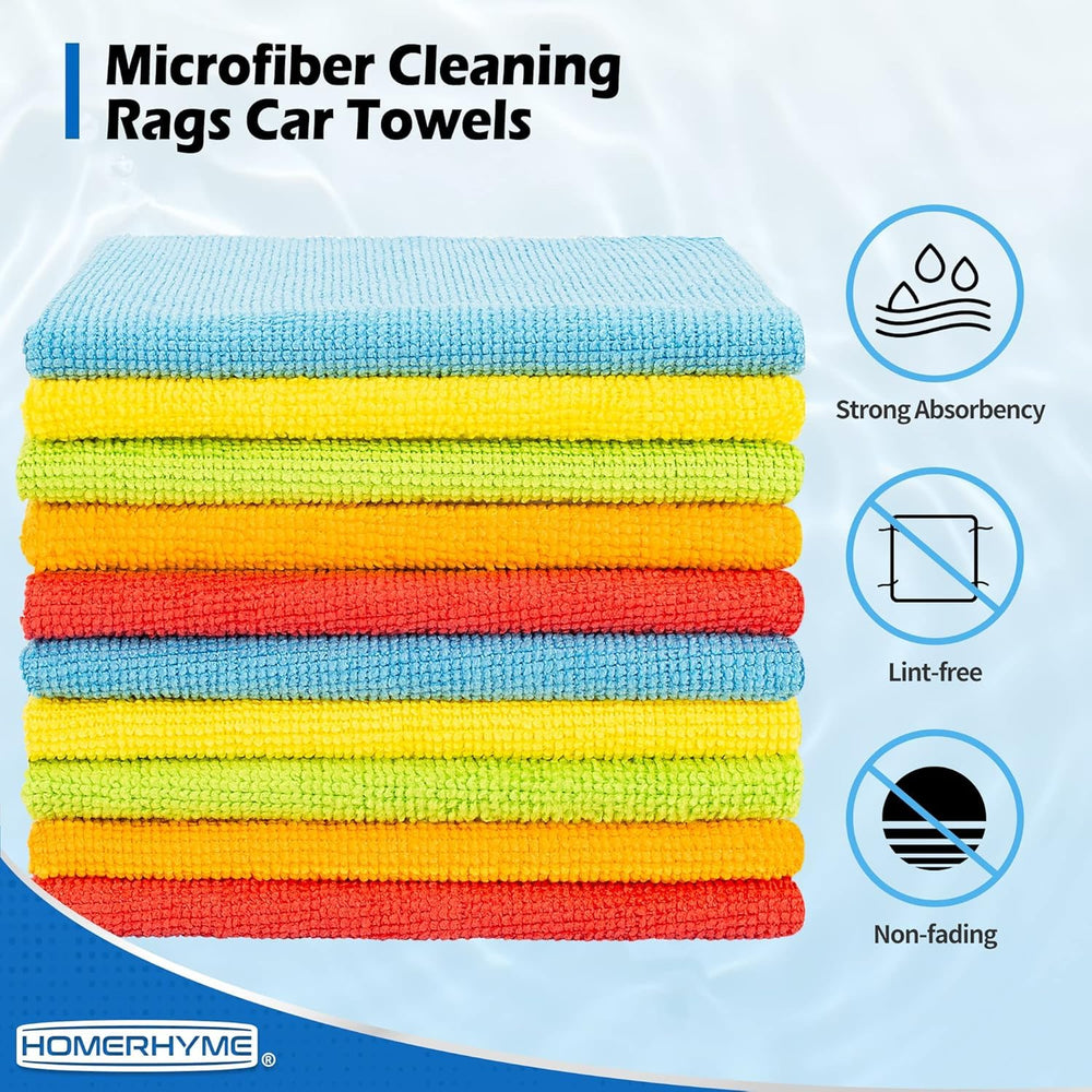 HOMERHYME close-up fiber texture demonstrating soft lint-free cleaning benefit