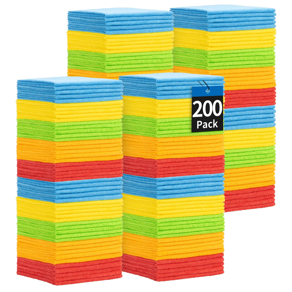 HOMERHYME front packaging showing 200-pack and cloth benefit of bulk supply