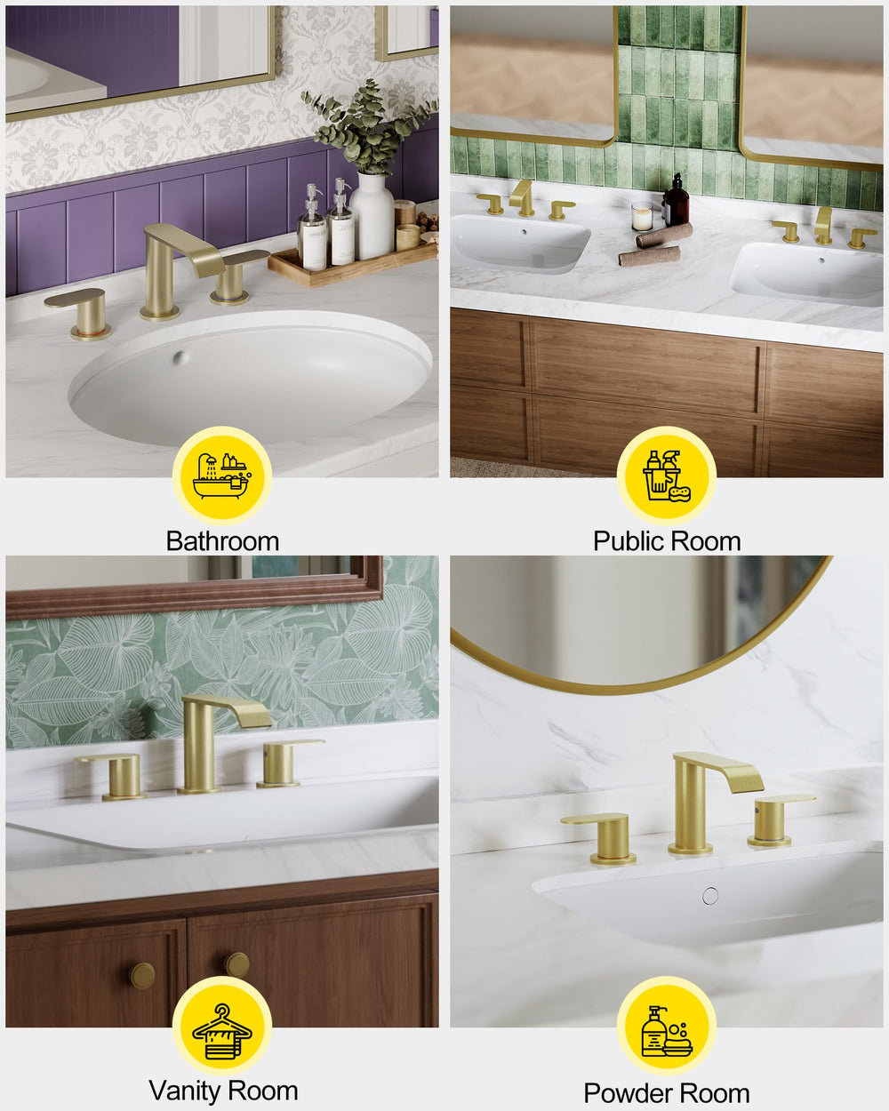 Homevacious brushed gold finish texture resisting fingerprints and corrosion