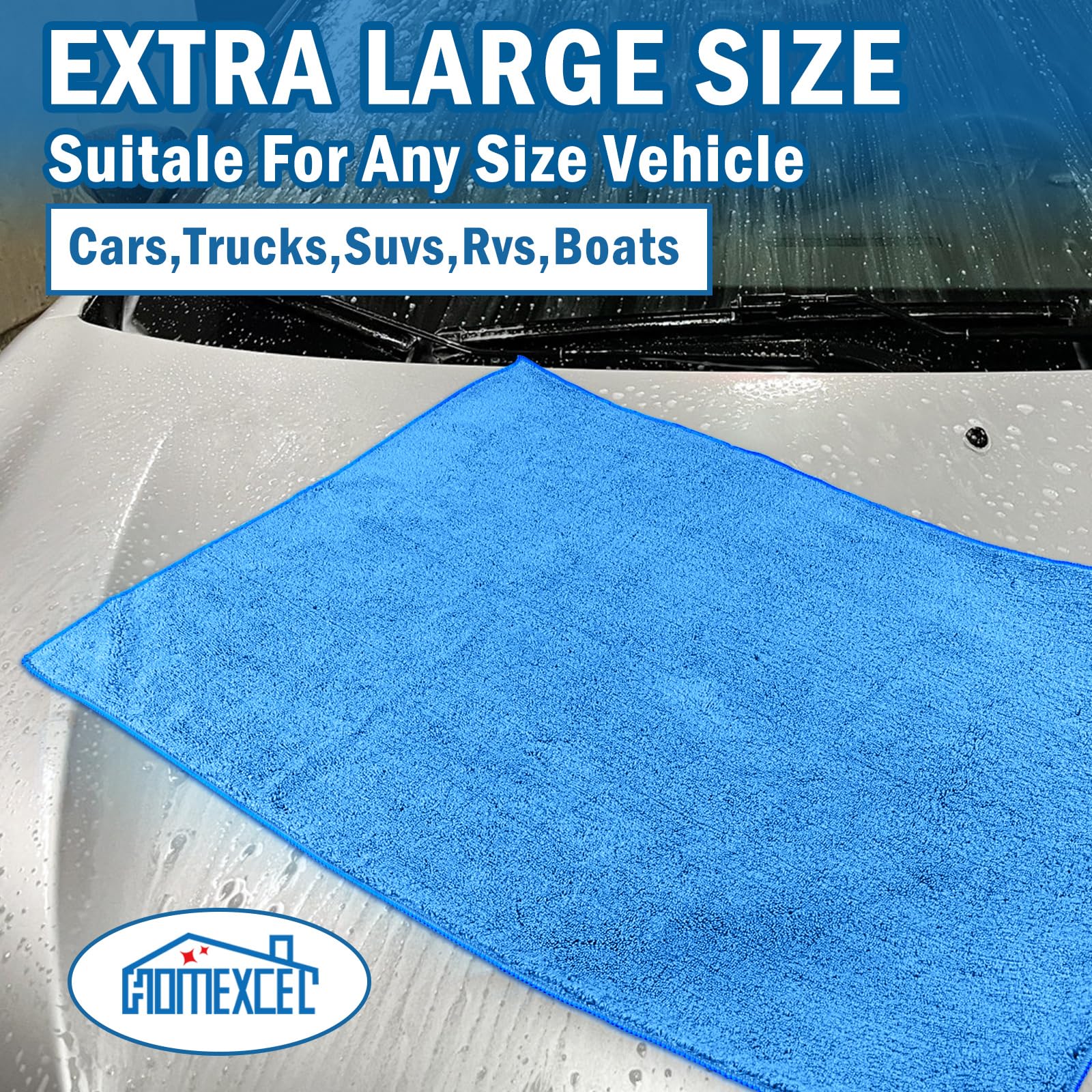 HOMEXCEL reinforced edge detail preventing fray and extending lifespan