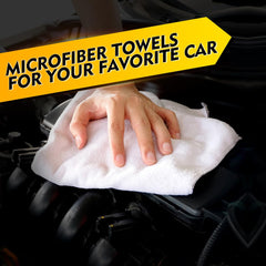 HOMEXCEL towel drying a car surface fast for streak-free finish