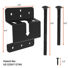 Homydom close‑up of patent chute design showing easy bolt adjustment benefit