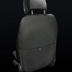 HONCENMAX front view seatback protector showing full coverage and sleek look