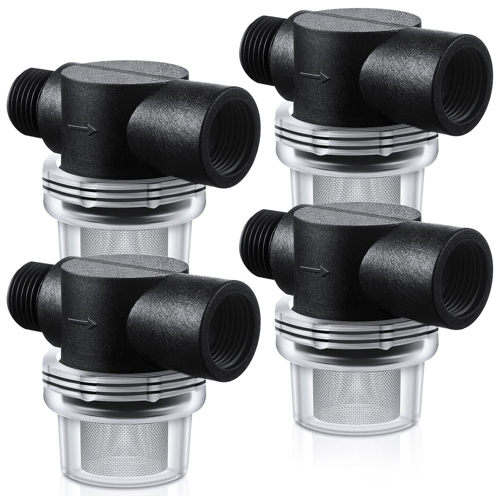 Honoson front view of four strainers showing complete set and ease of replacement