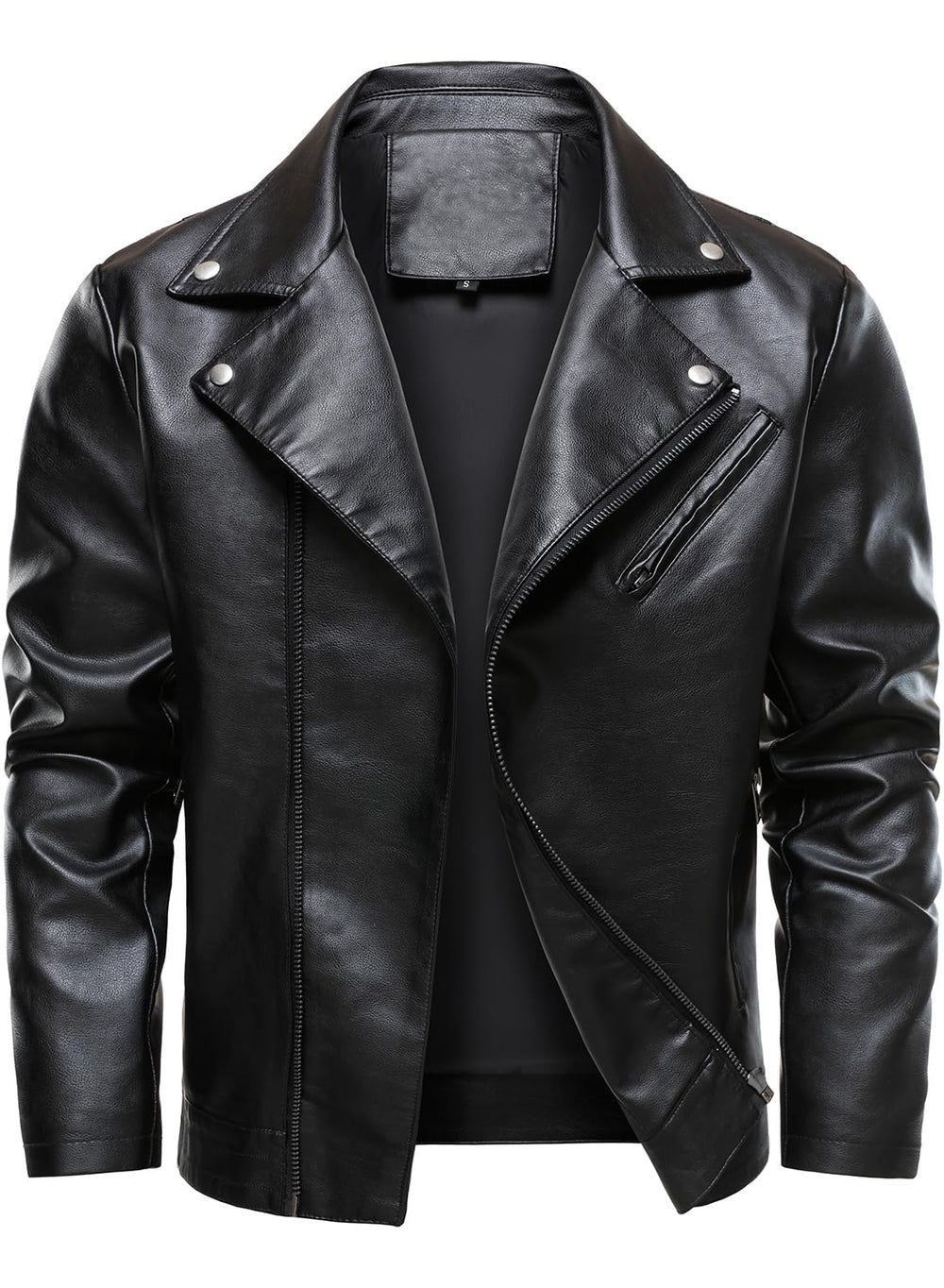 HOOD CREW front view jacket showing tailored fit and zip benefits