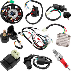 HOOTO front view of complete harness kit showing packaged components and quick installation benefit