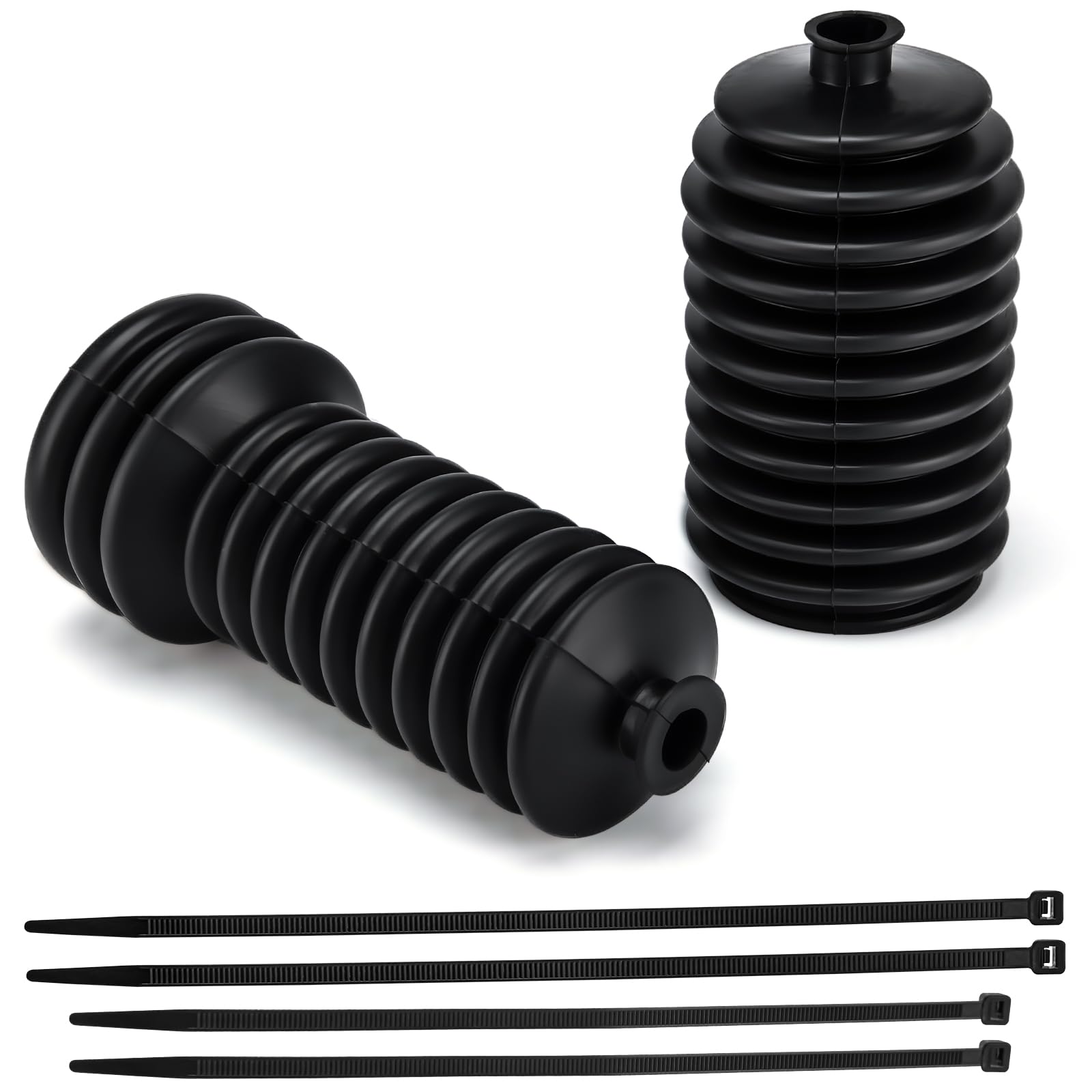HOOTO steering boot front view showing shape and OEM fit benefit