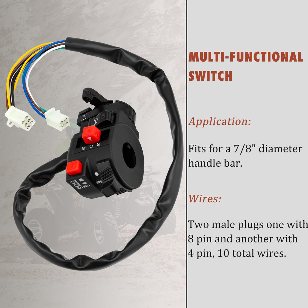 HOOTO wiring harness connectors laid out for clear matching and simplified installation