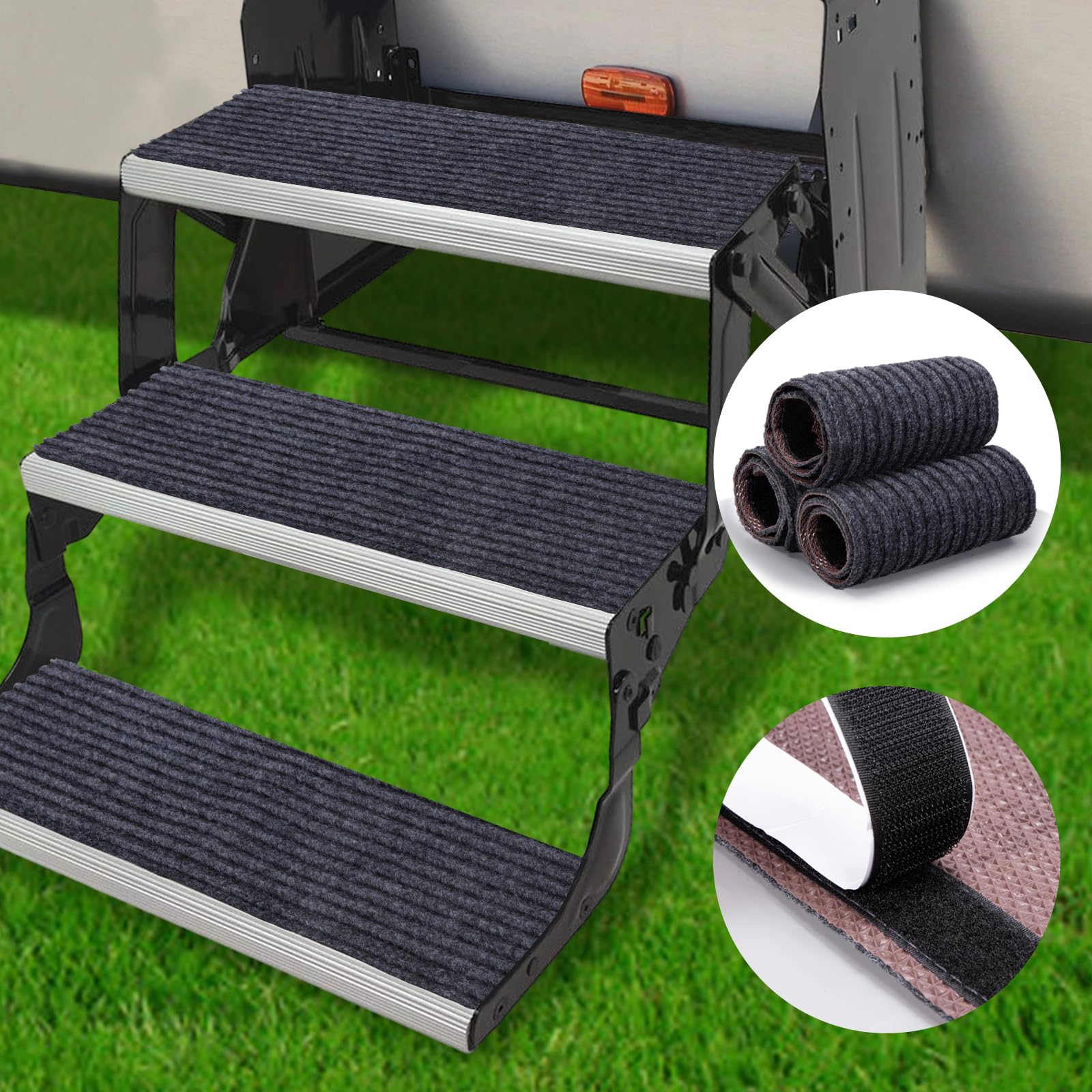 HOPEVIVA front view on step showing full coverage and improved traction