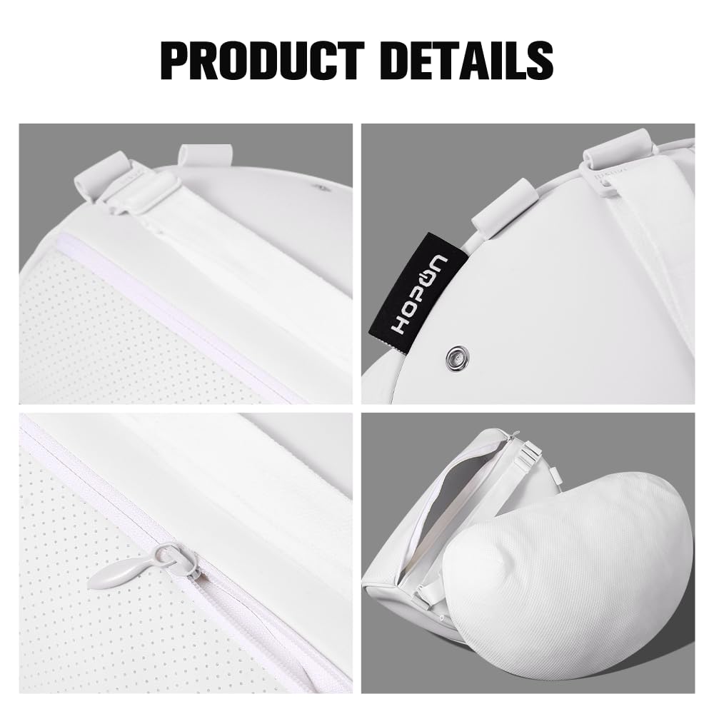 HOPON lifestyle road trip setup showing portable neck support for long drives