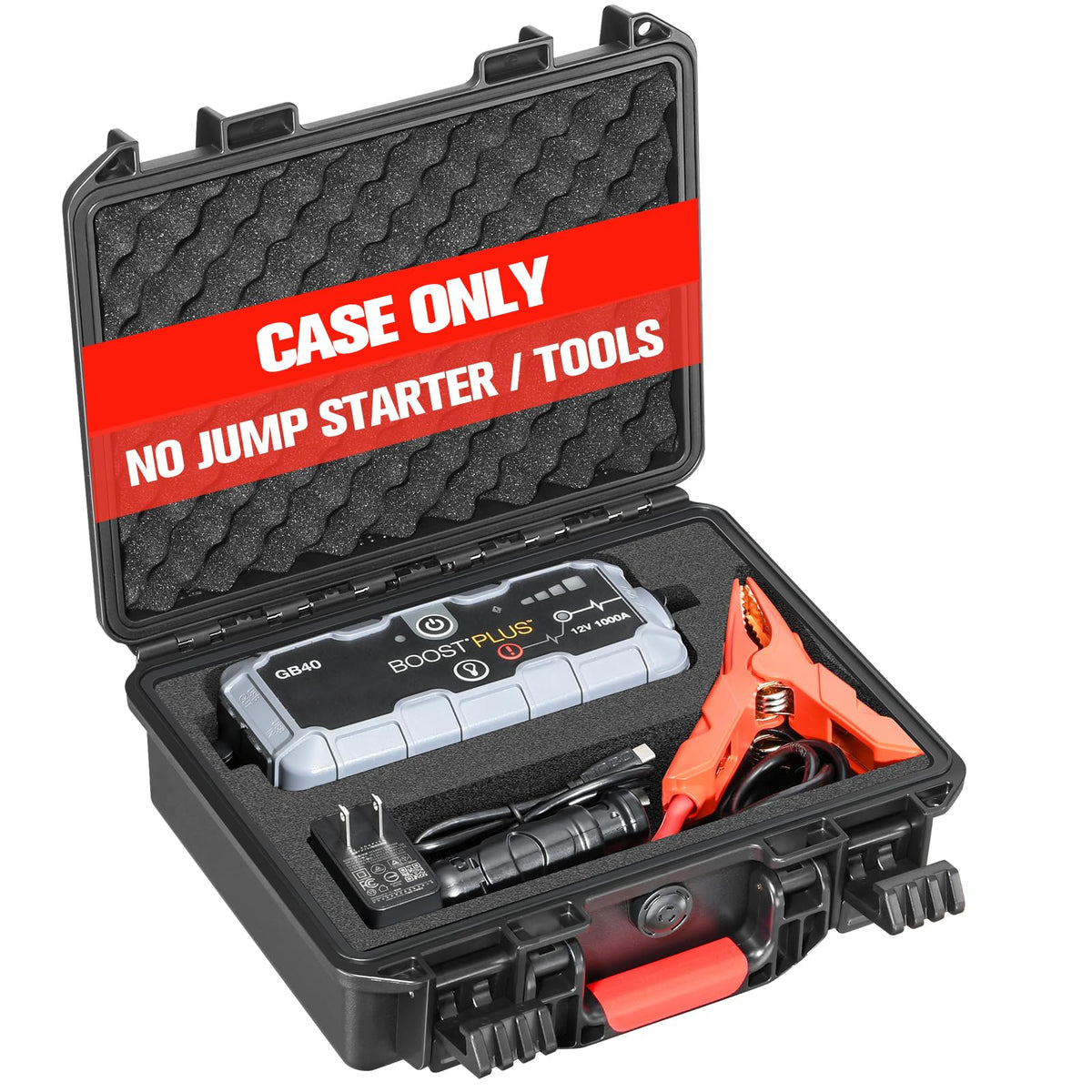HOSOCASE front closed hard shell protecting jump starter safely