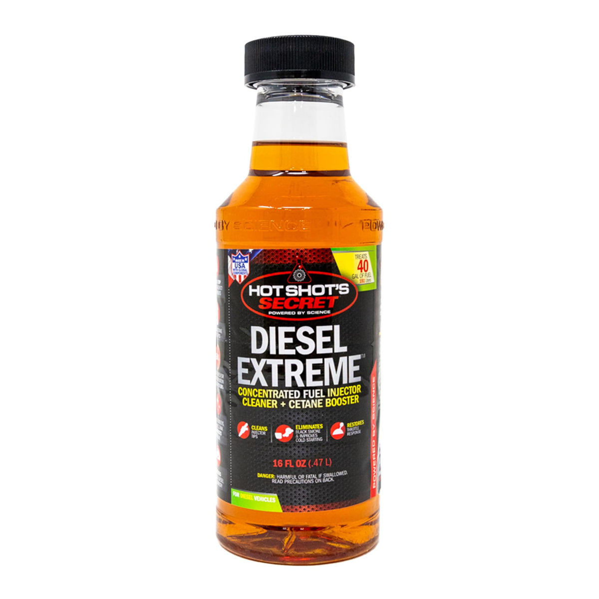 Hot Shot's Secret front label view showing product name and benefits