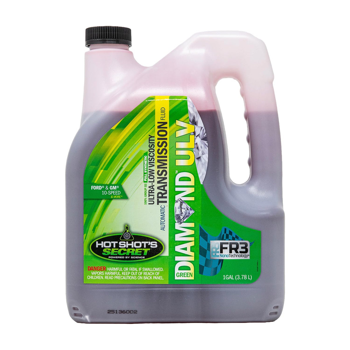 Hot Shot's Secret front gallon bottle showing label and benefits
