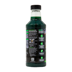 Hot Shot's Secret 32 oz bottle next to oil for scale and storage clarity