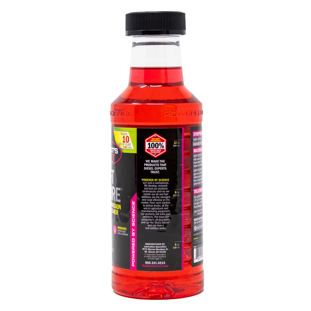 Hot Shot's Secret close-up of formula texture showing ester-based cleaning action benefit