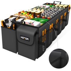 HOTOR close-up of reinforced base and stitching for durable heavy-duty support