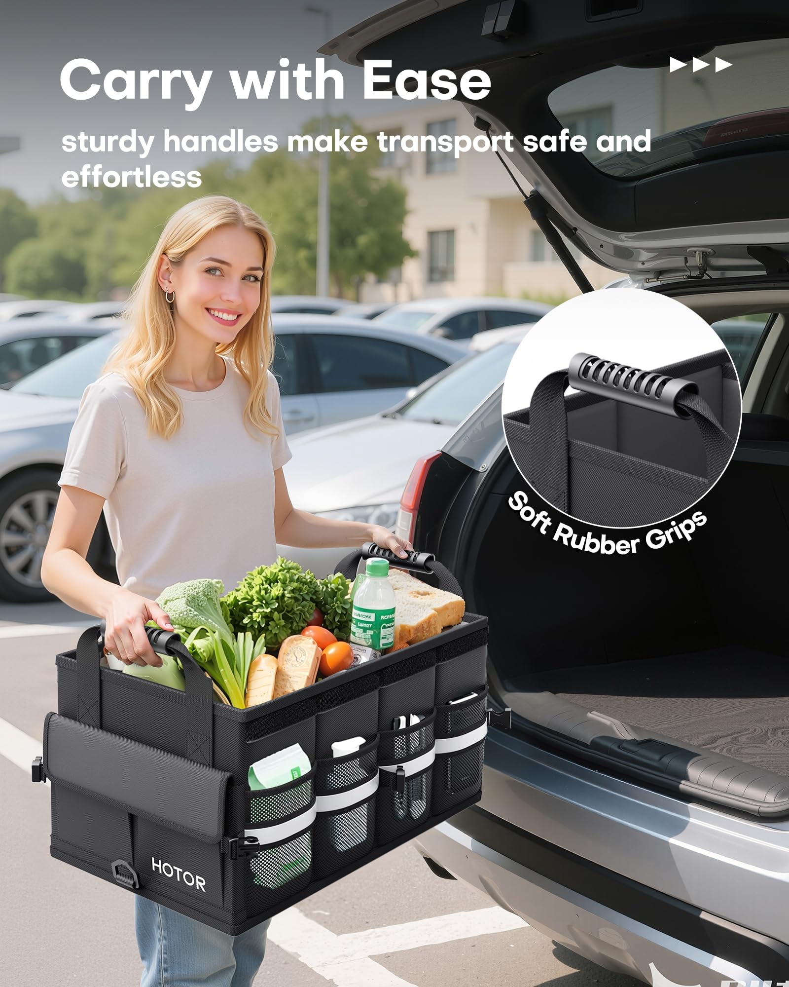 HOTOR collapsed flat to show compact storage saving space at home