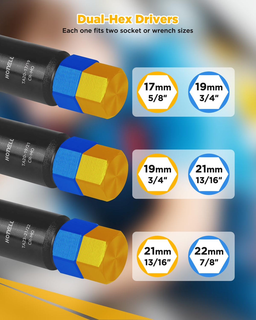 HOTYELL black phosphate finish detail preventing rust and extending tool life