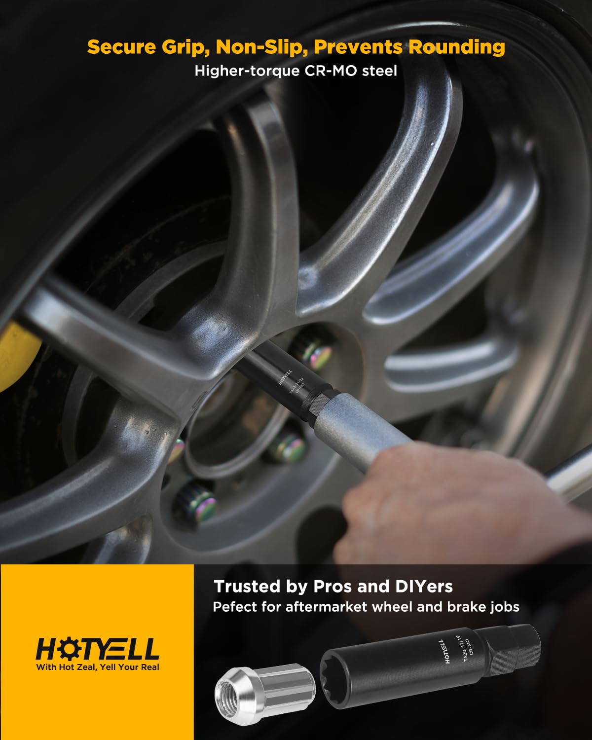 HOTYELL open plastic case with sockets organized for quick access and protection