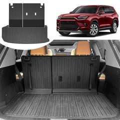 HOUCLEMIC front view of cargo liner showing exact trunk fit and protection