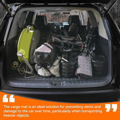 HOUCLEMIC installed liner in Grand Highlander trunk preventing spills and wear