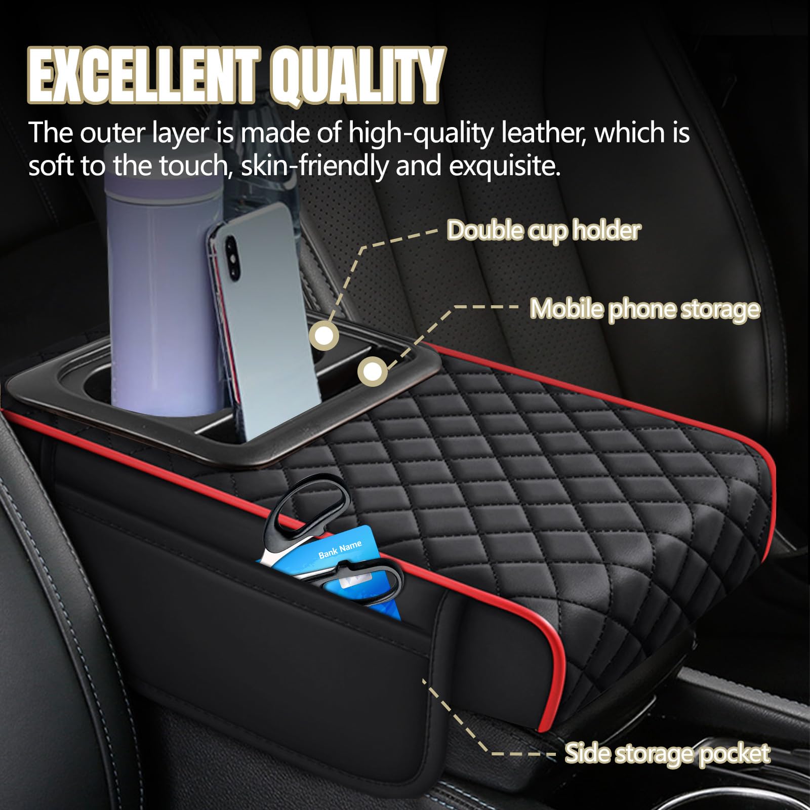 Hovom side shot highlighting storage pockets for organized essentials