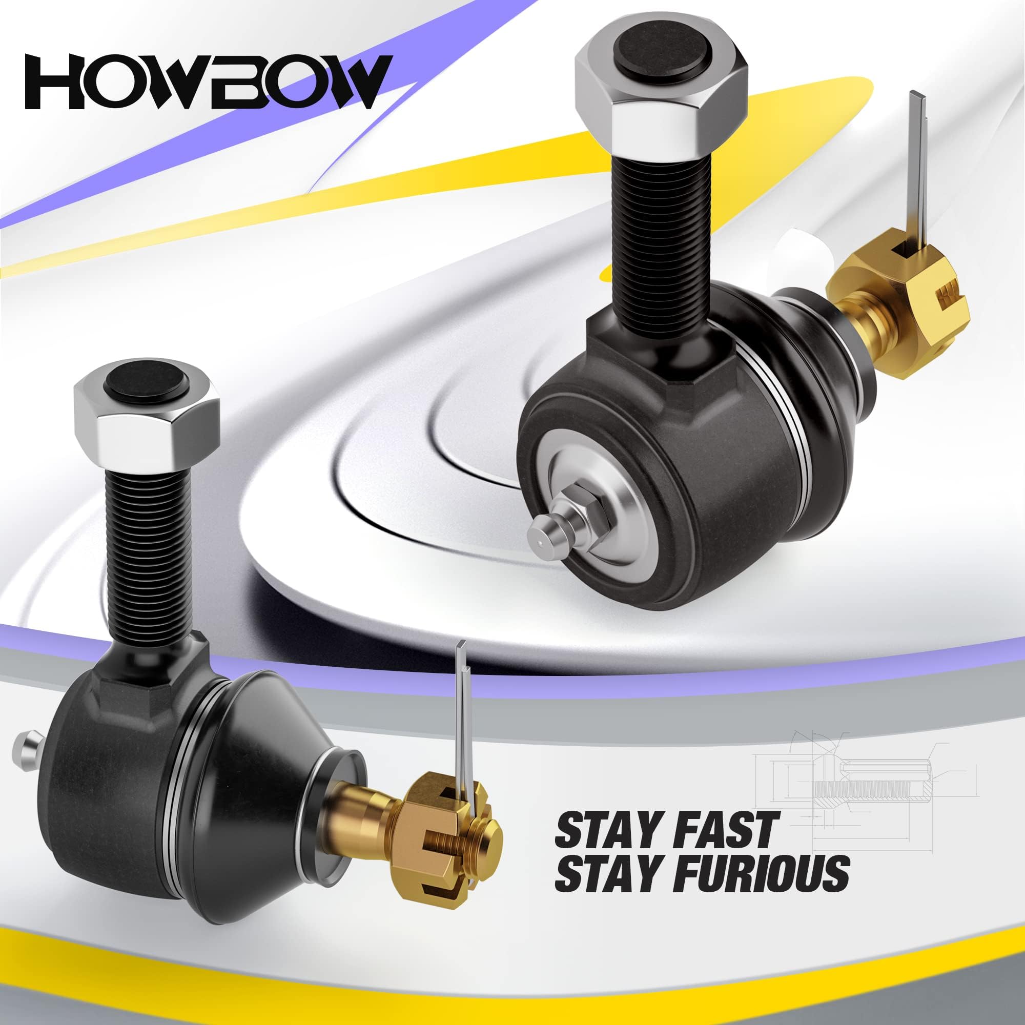 HOWBOW hard-coated finish texture resisting rust and road wear