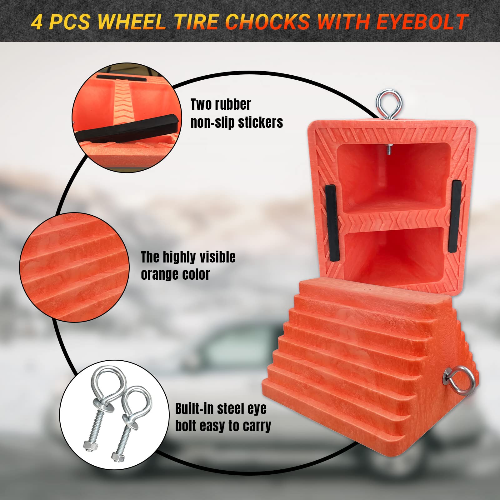 HOXWELL eyebolt detail for easy tethering and quick removal benefit