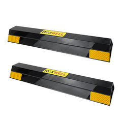 HOXWELL front view of parking aid showing durable surface and stop benefit