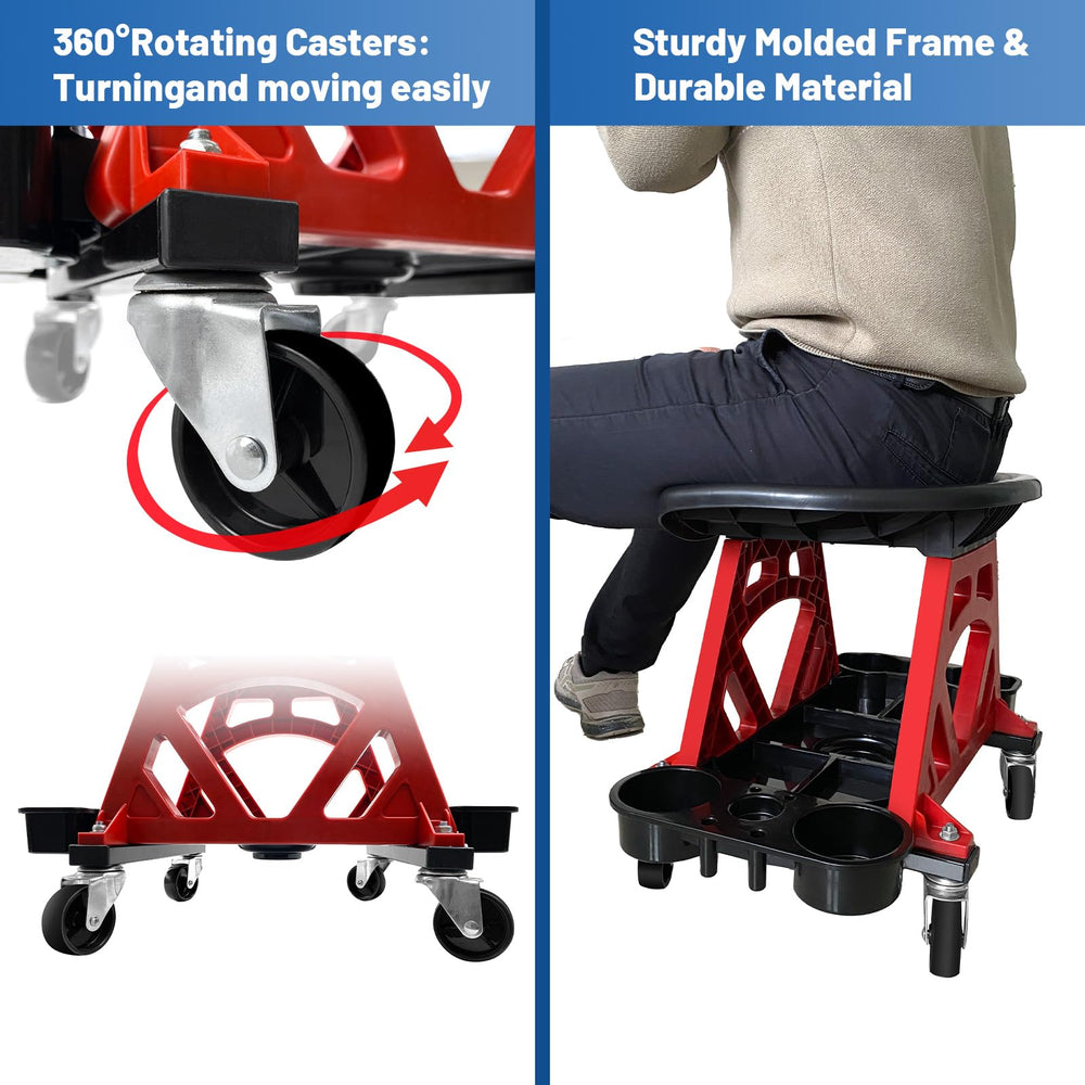 HOXWELL side profile loaded with tools demonstrating tray capacity