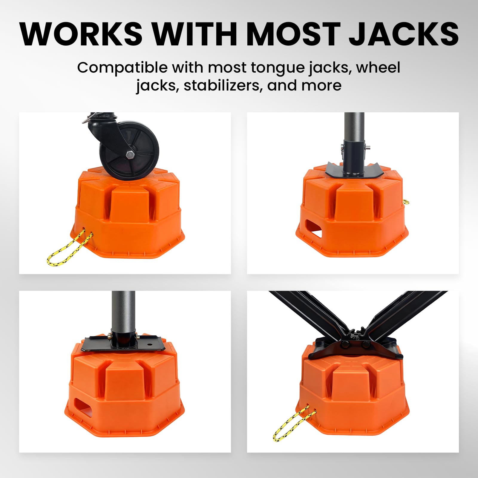 HOXWELL three stacked blocks demonstrating added height and stable support benefit