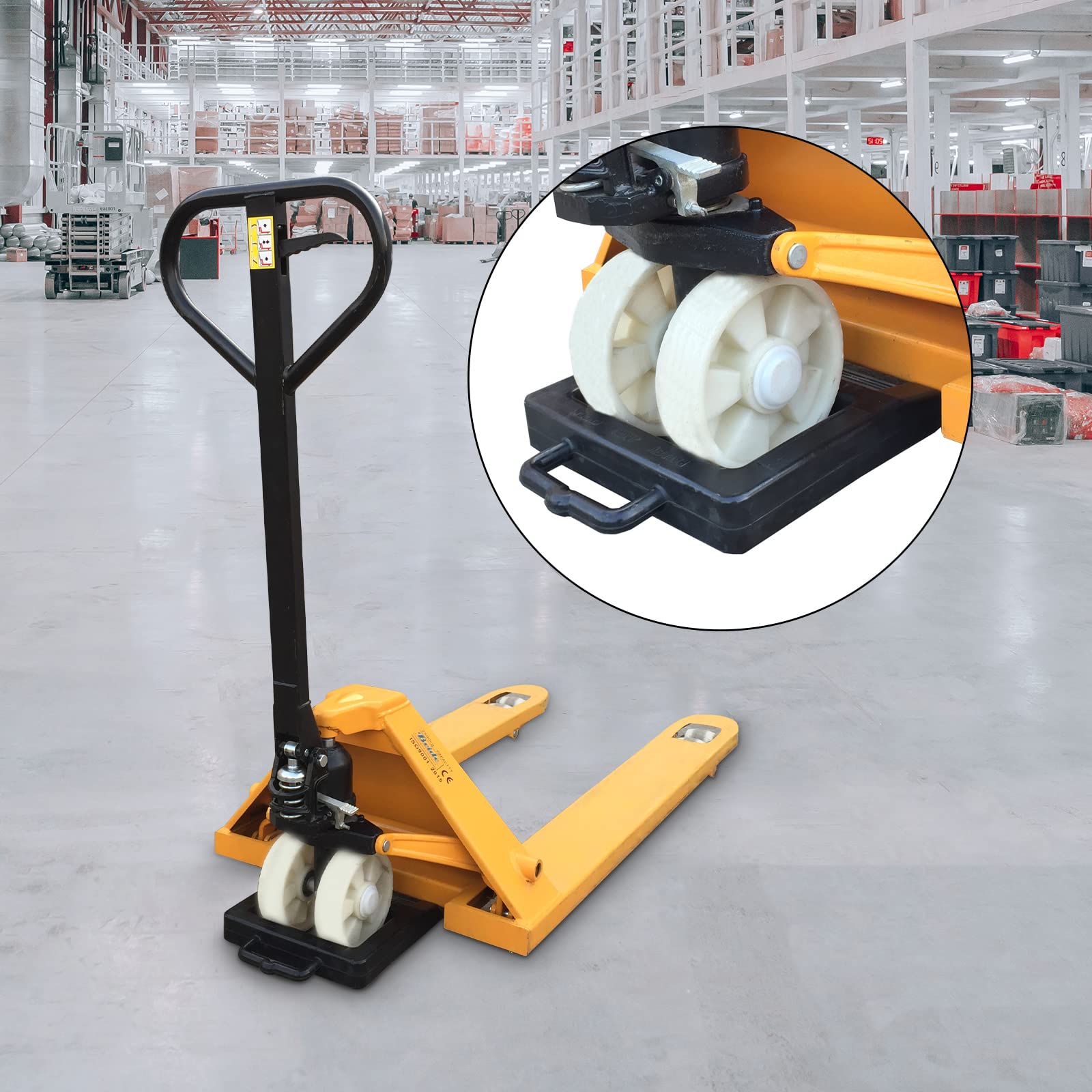 HOXWELL two chocks stacked in compact storage position demonstrating space saving