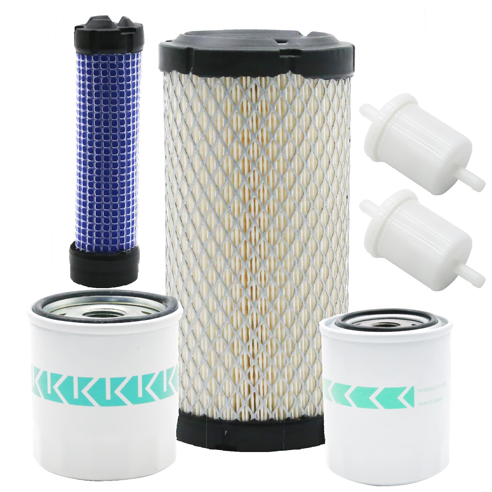 Hoypeyfiy filter installed on a Kubota engine showing correct placement and fast, straightforward replacement