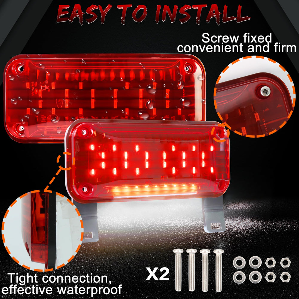 HOYUZA license light illumination showing white plate lamp for compliance and visibility