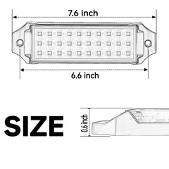 HOZILIFE close-up of LED array showcasing focused spot beam and quality optics
