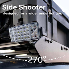 HOZILIFE mounted on tractor demonstrating durable fit and wider side illumination